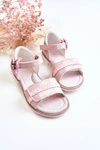 Dziecięce Sandały Z Motylkiem Różowe Nicoll