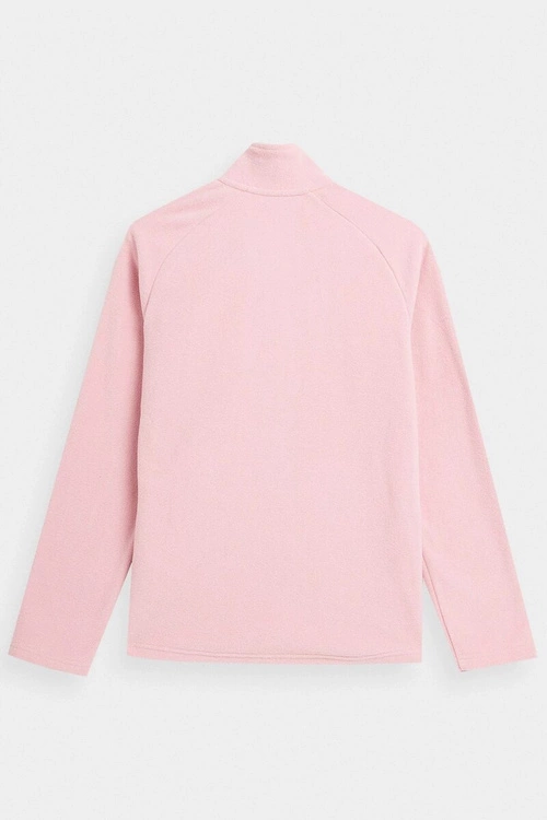 Polar Ze Stójką 4F Regular Damski 4FAW23TFLEF146-65S Różowy