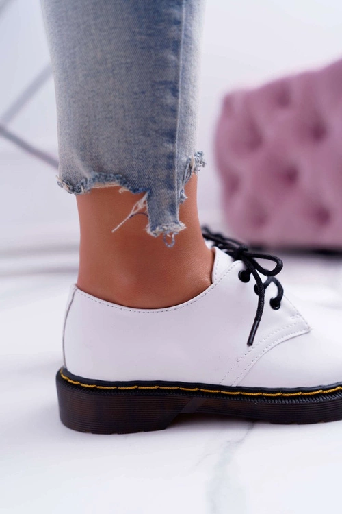 Damskie Półbuty Białe Martin