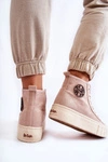 Wysokie Trampki Lee Cooper LCJ-22-31-1434L Beżowe