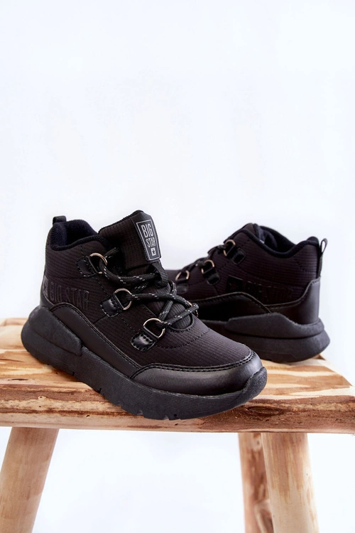 Dziecięce Botki Memory Foam Big Star KK374119 Czarne