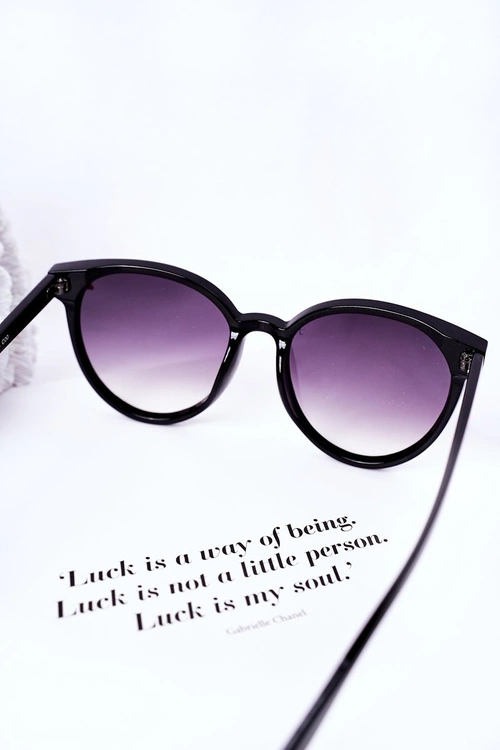 Okulary Przeciwsłoneczne Z Muchą Czarne Ombre