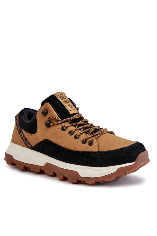 Męskie Buty Sportowe Trapery Big Star KK174242 Camel