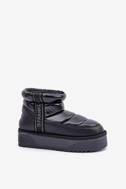 Niskie Śniegowce Na Grubej Podeszwie D.Franklin DFSH371011 Czarne