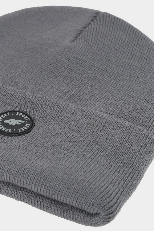 Dziecięca Czapka Zimowa 4F 4FJWAW24ACAPU444-23S Ciemnoszara