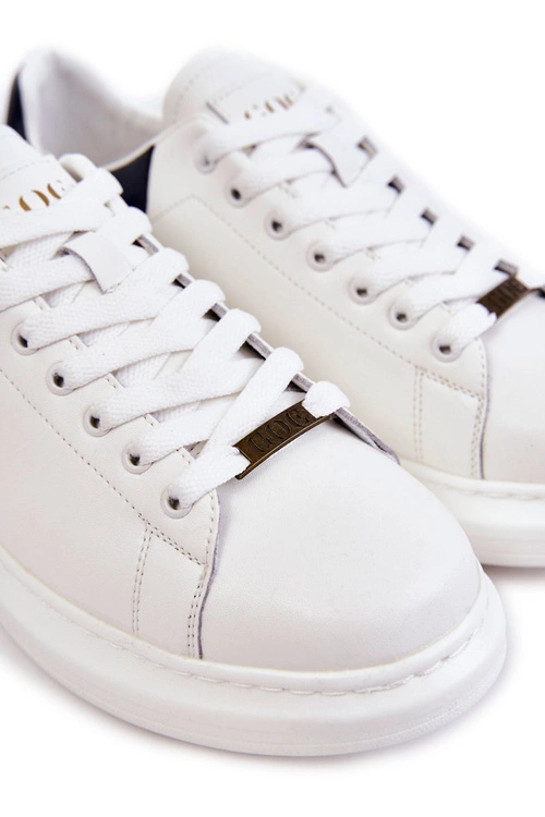 Męskie Buty Sportowe GOE KK1N4005 Białe
