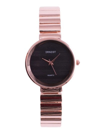 Damski Zegarek Ernest Claudie Różowe Złoto