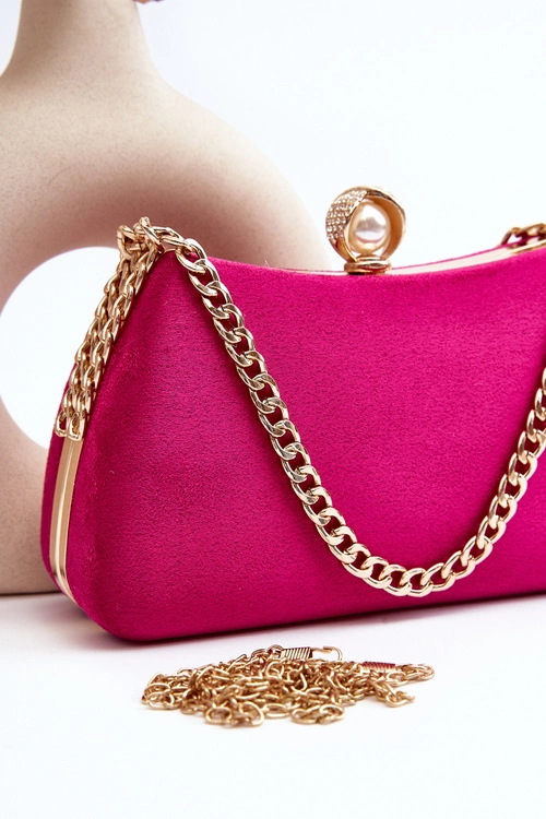 Torebka Wizytowa Kopertówka Nadrei Fuksja