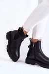 Damskie Botki La.Fi 250005B-PU Czarne