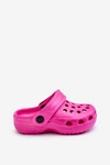 Piankowe Dziecięce Kroksy Klapki Różowe Percy