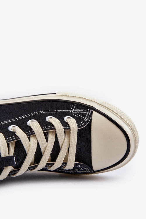 Wysokie Trampki Męskie Big Star NN174109 Czarne