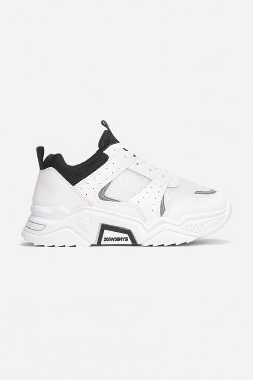 Damskie Sportowe Buty Sneakersy Białe River