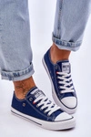 Damskie Trampki Big Star T274021 Granatowe