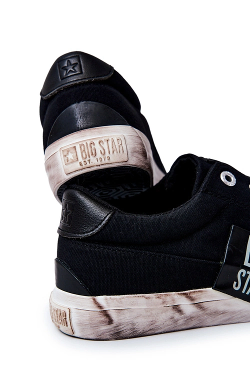 Męskie Tenisówki Trampki BIG STAR JJ174252 Czarne