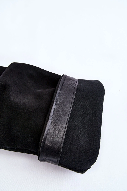 Damskie Zamszowe Kozaki Do Kolan Maciejka 05790-01 Czarne