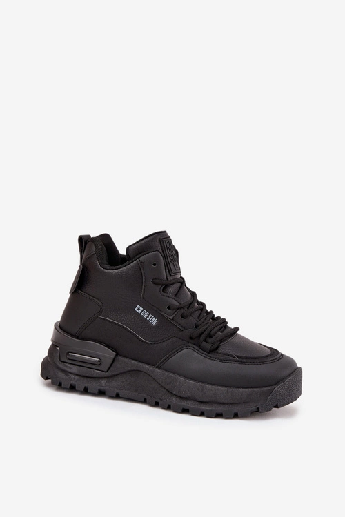 Buty Sportowe Damskie Na Platformie Big Star SS274509 Czarne