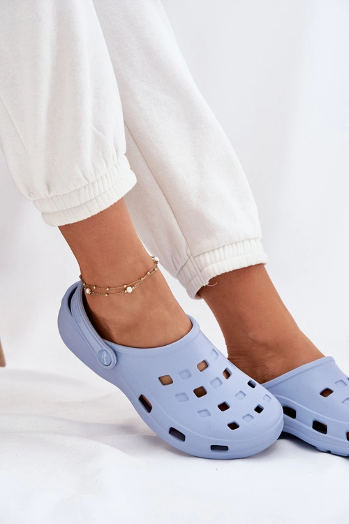 Klapki Damskie Piankowe LEMIGO 806 Niebieskie