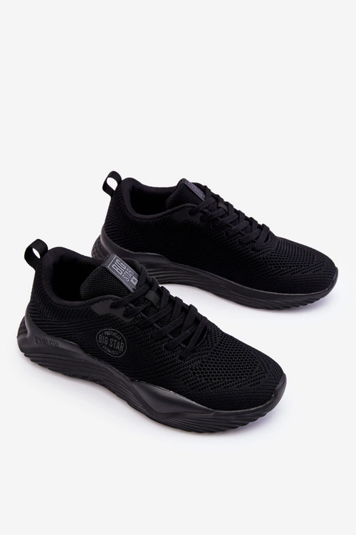 Męskie Sneakersy Memory Foam Big Star LL174248 Czarne