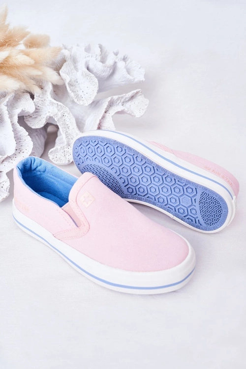 Dziecięce Wsuwane Tenisówki Slip-On Big Star HH374009 Różowe
