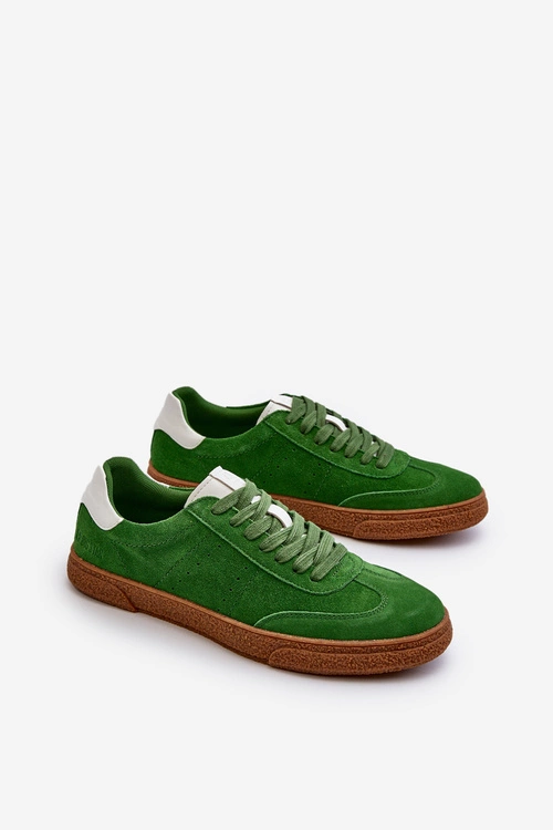 Trampki Męskie Zamszowe Big Star NN174188 Zielone