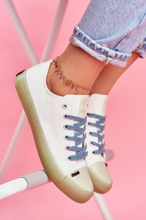 Trampki Z Przezroczystą Podeszwą Big Star FF274256 Białe