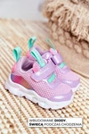 Sportowe Buty Dziecięce Świecące Fioletowe ABCKIDS B011105220