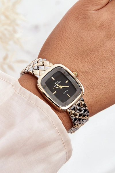 Modny Stalowy Zegarek Giorgio&Dario Złoto-Srebrny