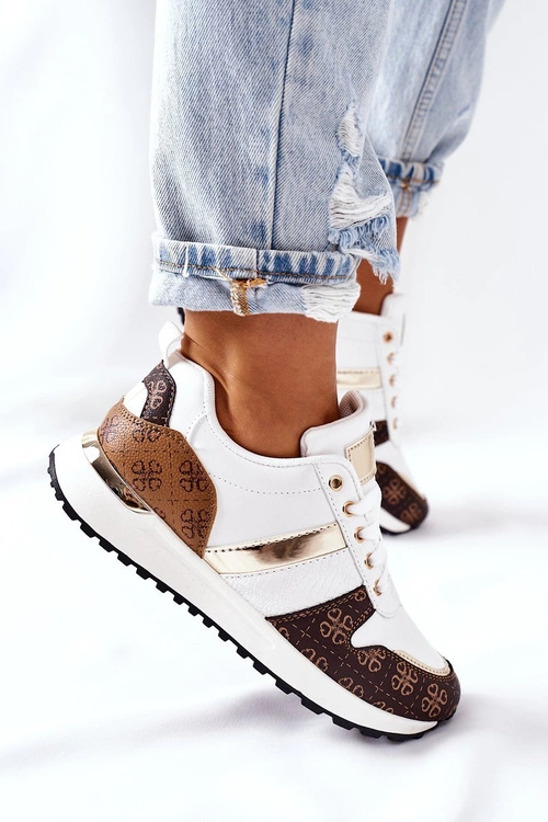 Sportowe Buty Sneakersy Białe Next