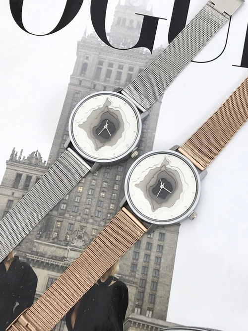 Damski Zegarek Michael John Cratos Różowe Złoto