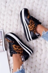 Sportowe Damskie Buty W Panterkę Gruba Podeszwa OHH!
