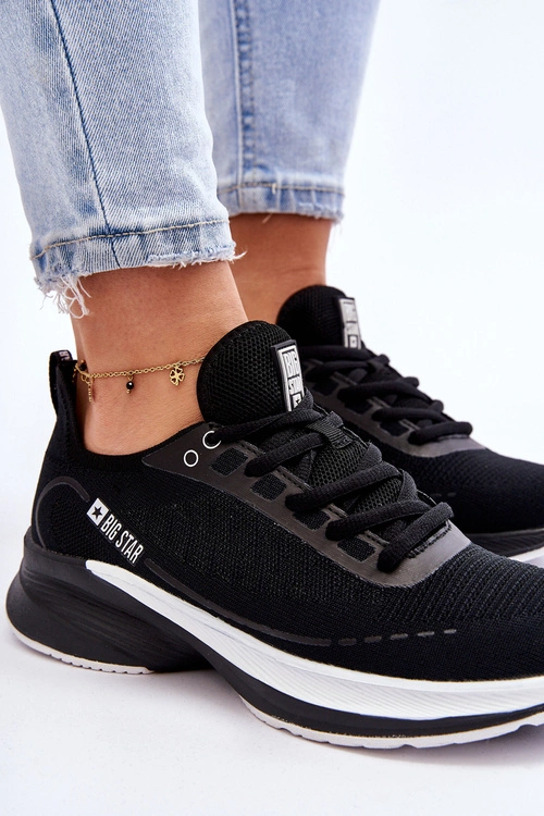 Lekkie Buty Sportowe Memory Foam System Big Star LL274327 Czarne