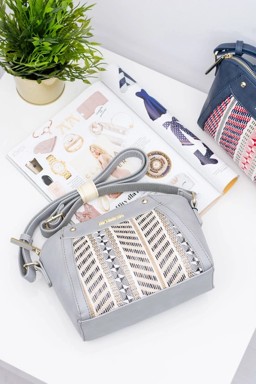 Monnari Stylowa Szara Klasyczna Torebka