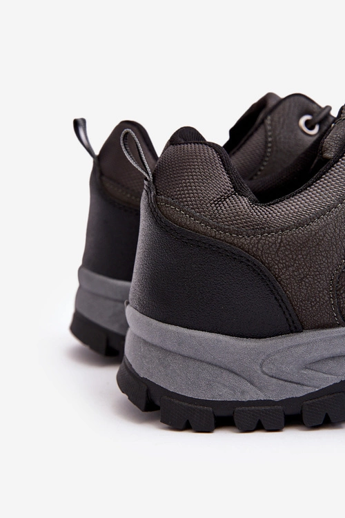 Męskie Buty Trekkingowe Sportowe Szare Alveze