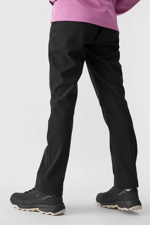 Spodnie trekkingowe Softshellowe Membrana 5000 Damskie 4F 4FWAW24TFTRF0784-20S Czarne
