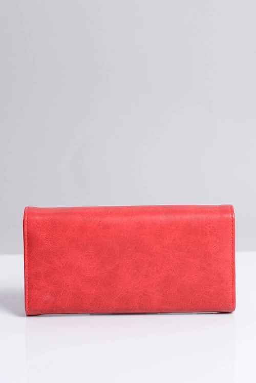 Duży Damski Czerwony Portfel