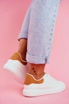 Sportowe Damskie Buty Białe z Zapiętkiem Camel Milly