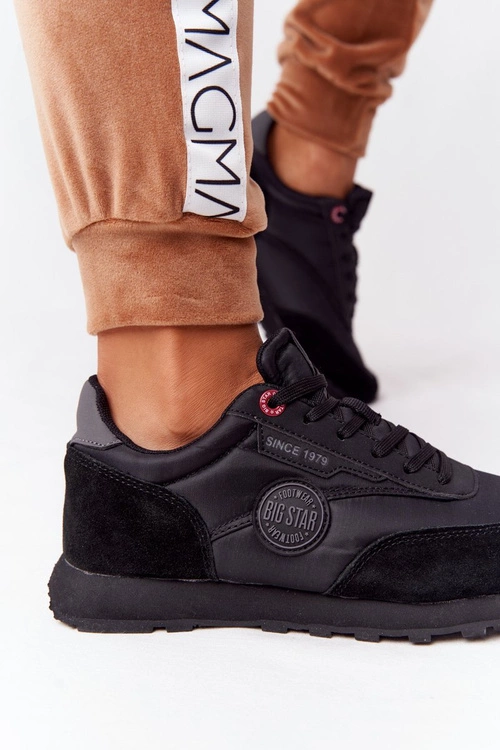 Damskie Sportowe Buty Memory Foam Big Star HH274528 Czarne