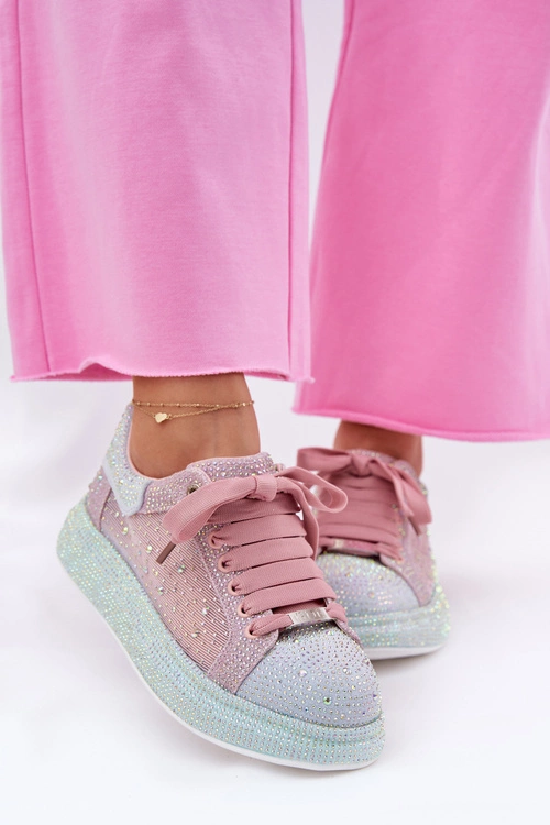 Zdobione Sneakersy Na Platformie GOE RR2N4009 Multikolor