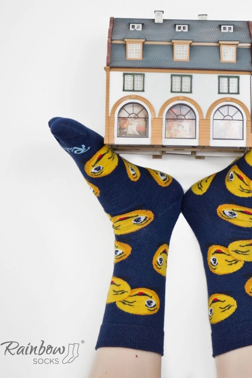 Skarpetki Rainbow Socks Emotikony Ważniak Śmieszek Zakochaniec 3 Pary