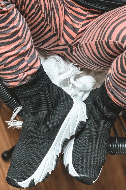 Dziecięce Młodzieżowe Obuwie Sportowe Czarne Callobe