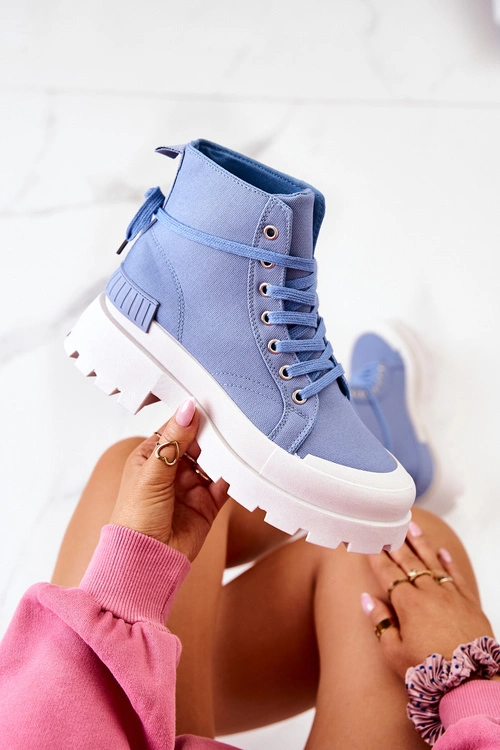 Trapery Wiązane Niebieskie Faithfull