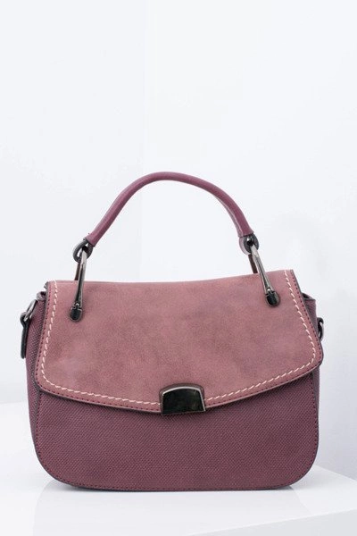 Bordowa Torebka Damska Kuferek