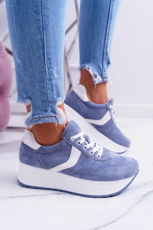 Sportowe Damskie Niebieskie Buty SportFreak