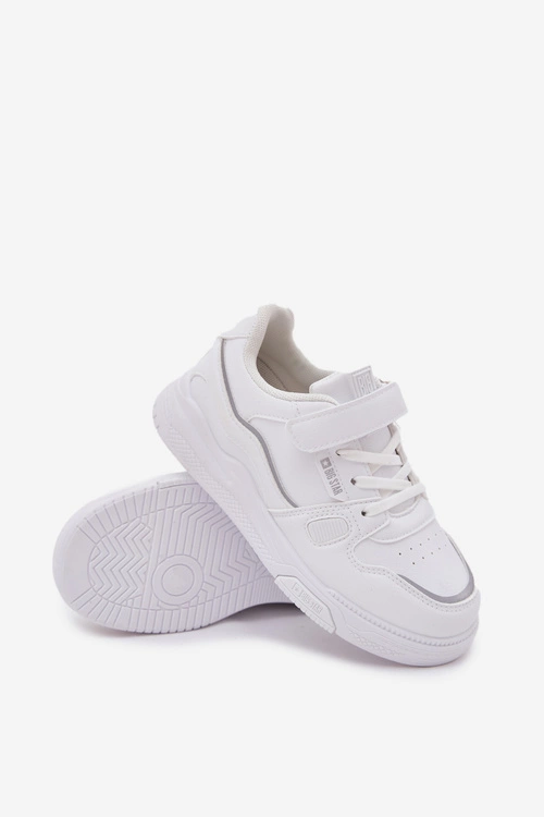 Sneakersy Dziecięce Na Rzep Big Star SS374042 Białe