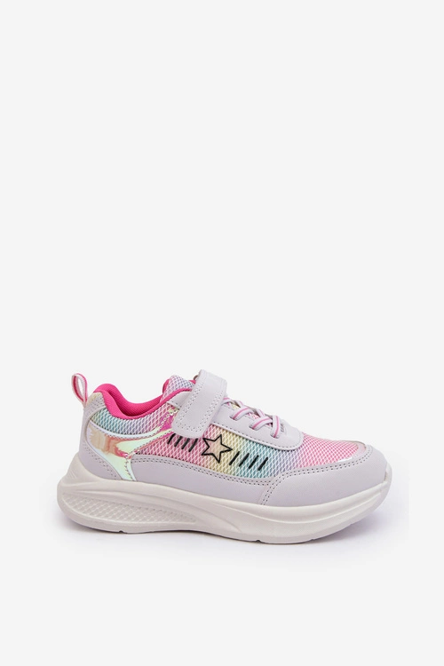 Dziewczęce Buty Sportowe Na Rzep Multikolor Adriney