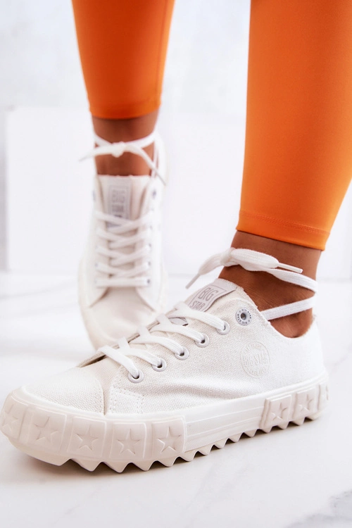 Damskie Trampki Tenisówki BIG STAR JJ274509 Białe