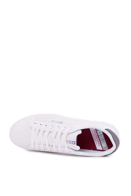 Trampki Męskie Big Star Sportowe Białe DD174392