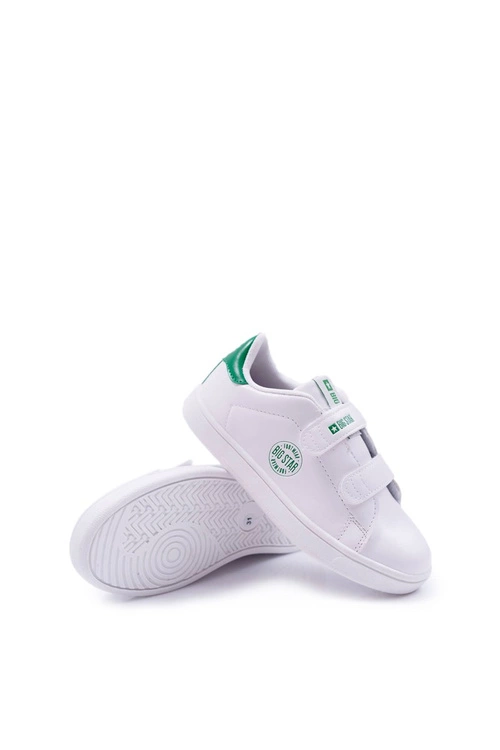 Dziecięce Trampki Na Rzepy Big Star DD374029 Białe