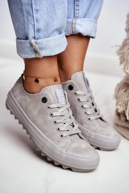 Trampki Damskie Big Star Szare GG274075