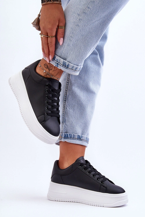 Damskie Klasyczne Buty Sportowe Czarno-Białe Night Trip